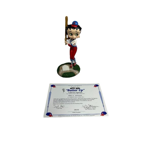 new BETTY BOOP collector figurine danbury mint BATTER UP - Picture 1 of 5